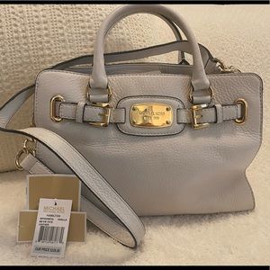 Michael Kors Medium Hamilton Tote-Vanilla